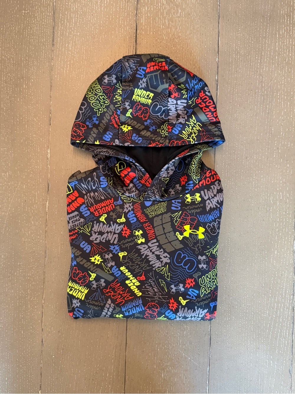 Under Armour Boys UA Fleece Scribble Hoodie Size Youth Medium (YMD)